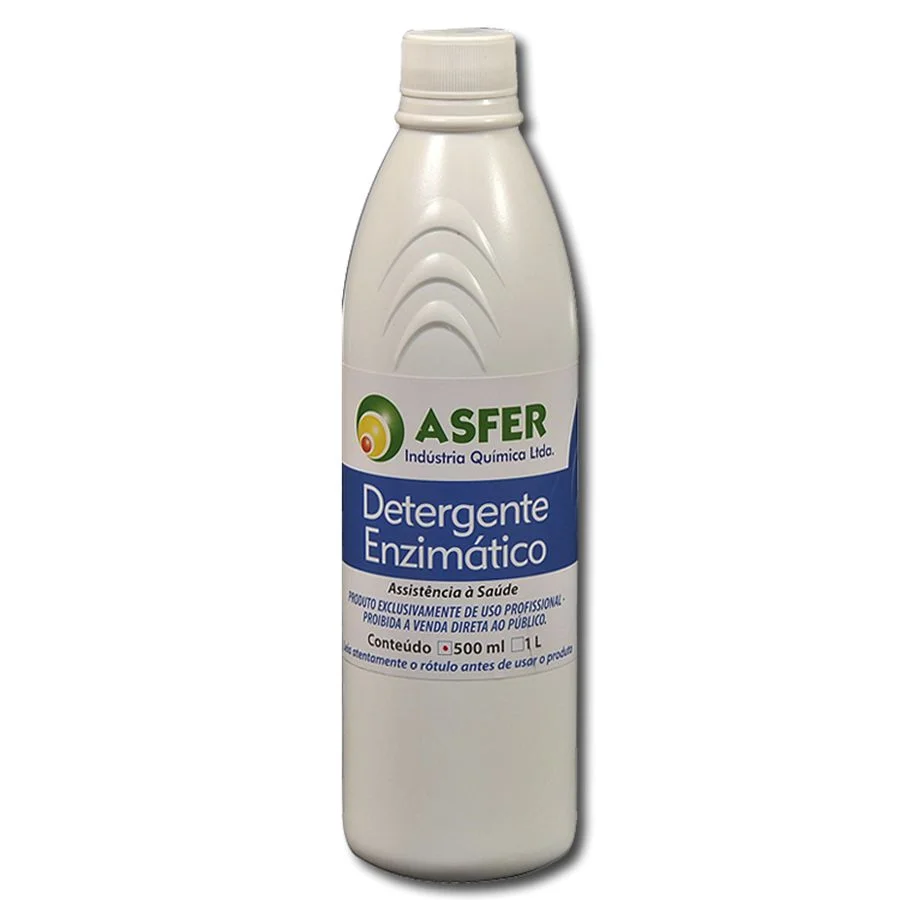 Detergente Enzimático 3 Enzimas Frasco 1 litro - Asfer