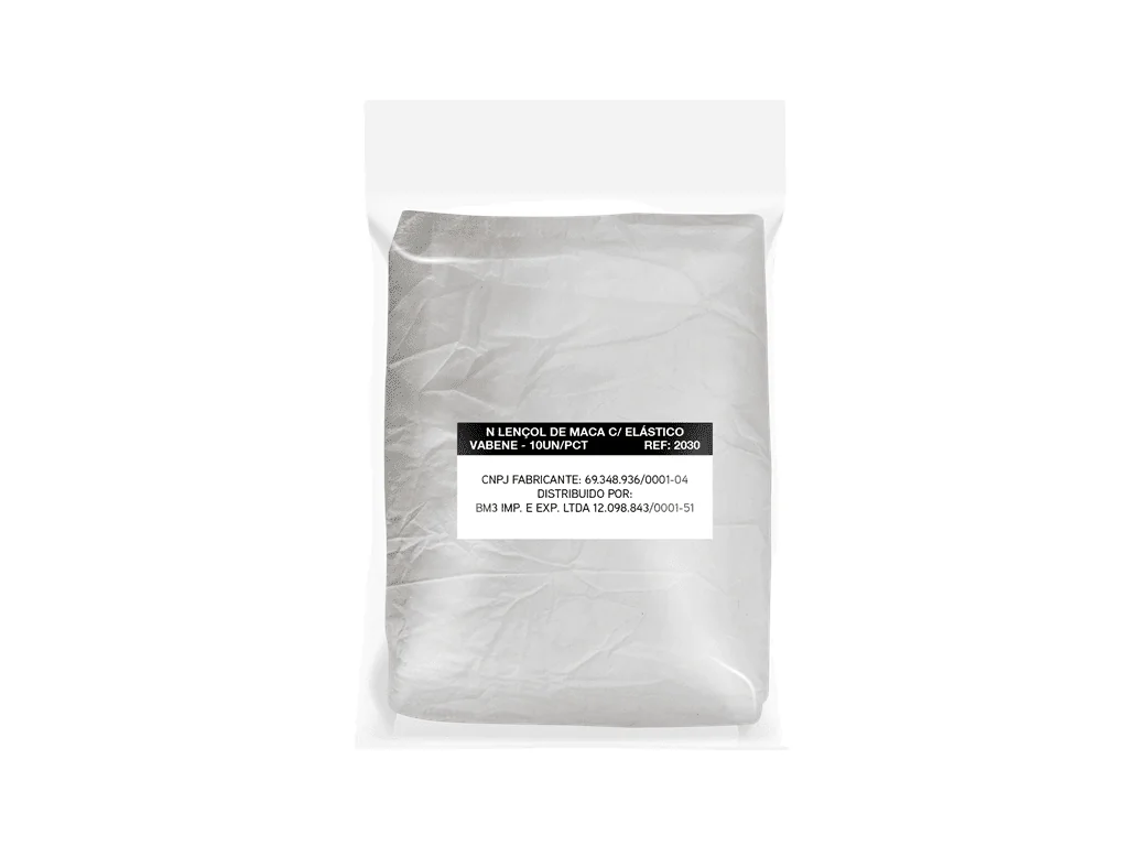 Lençol TNT c/elástico para Maca pct c/10un
