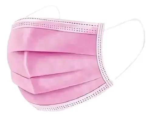 Máscara Tripla TNT na cor Rosa - Vabene - Imagem 2