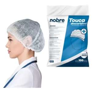 Touca Descartável - Sanfonada - TNT - c/100und. - Nobre